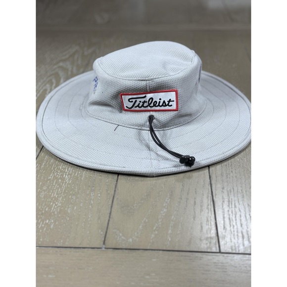 Titleist Other - Titleist Hat Boonie One Size Gray Pro V1 FJ Golf Wide Brim Mens Sun Hat